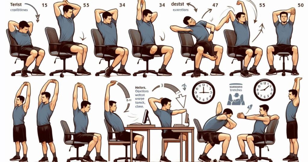 "5-Minute Desk Stretch Routine" Step-by-Step Visual Guide
Neck Pain