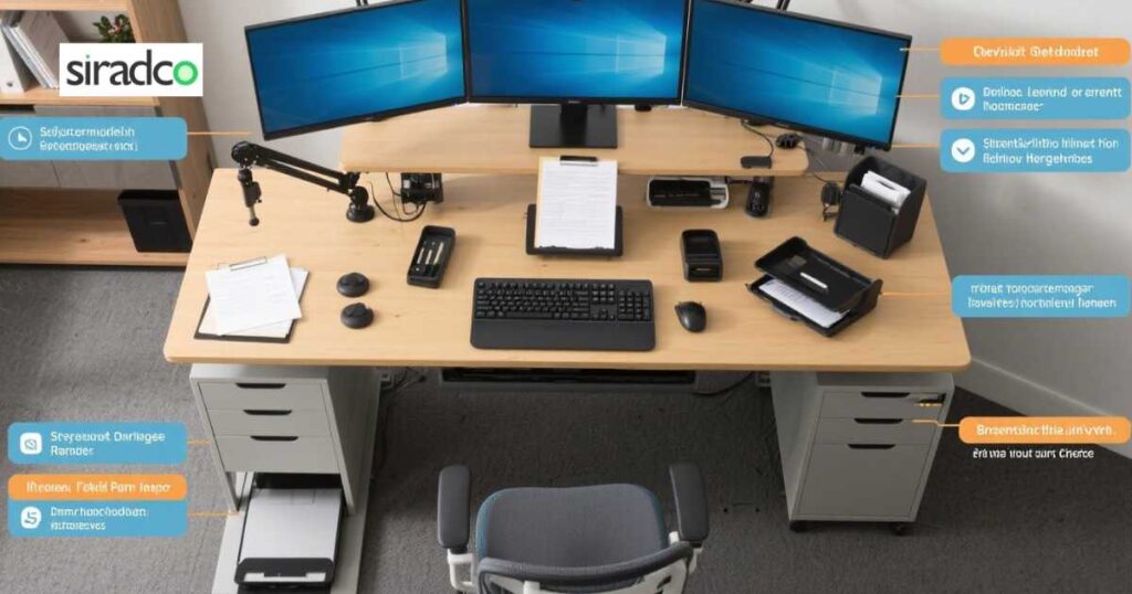 Ergonomic Desk Accessories Placement Guide
