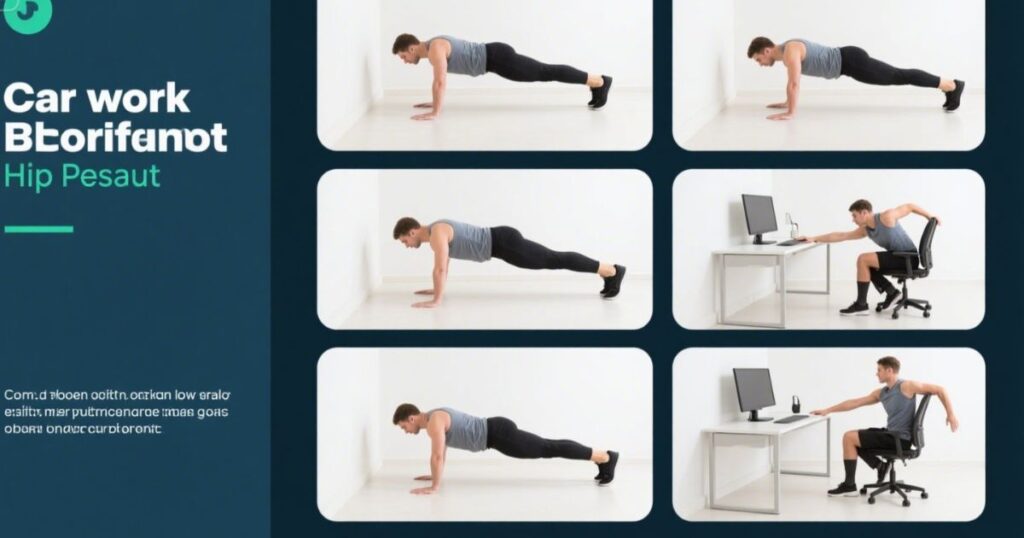 Posture exercises and stretches to improve sitting posture